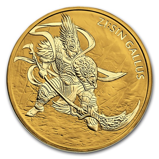 2017 South Korea 1 oz Gold ZI:SIN Gallus BU 2017 South Korea 1 oz Gold ZI:SIN Gallus BU